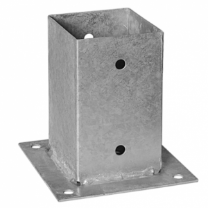 Квадратна основа за греда с планка за бетон