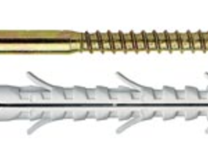 Дюбел удължен двойноразтварящ комплект с винт DIN 571