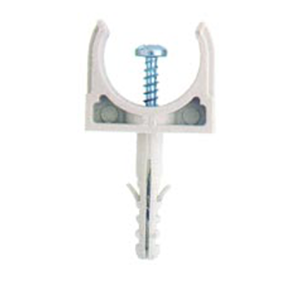 Найлонова скоба за PVC тръби - отворена комплект